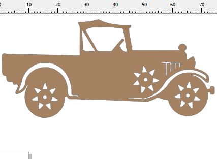Old vintage car,ute farm vehicle card size pack of 10  75 x 35